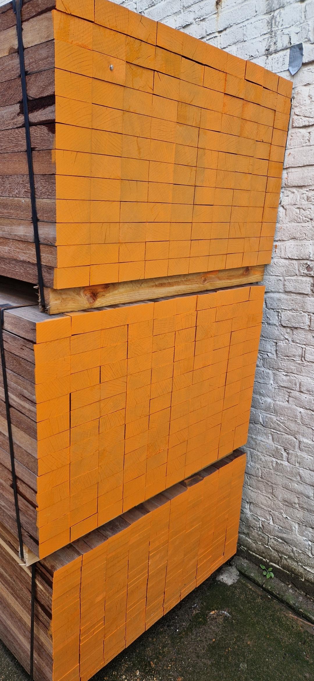 Opslagbak Incl. 100 Vulhout 1000x100x50mm