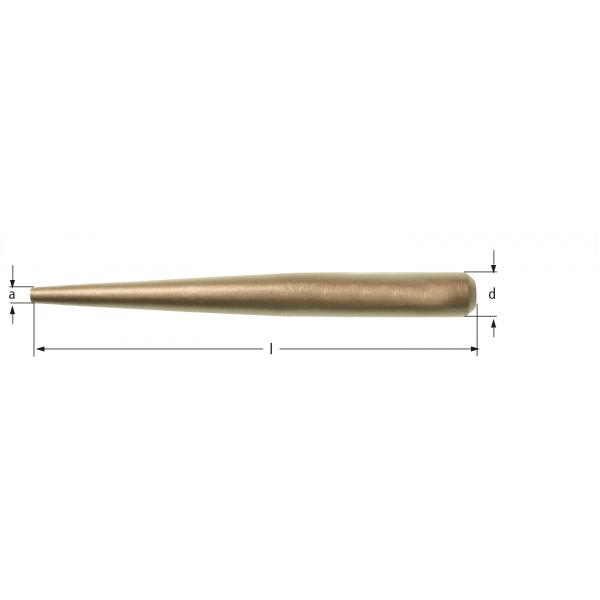 Driftpen 12x24x255mm, Vonkvrij