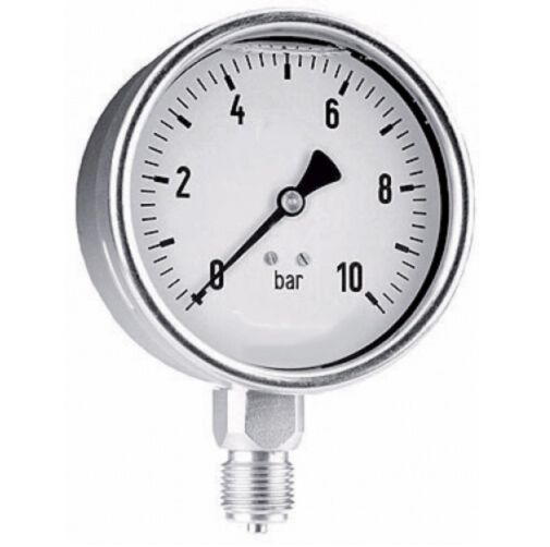 Manometer 0 -1 Bar 1/2 BSP Onder