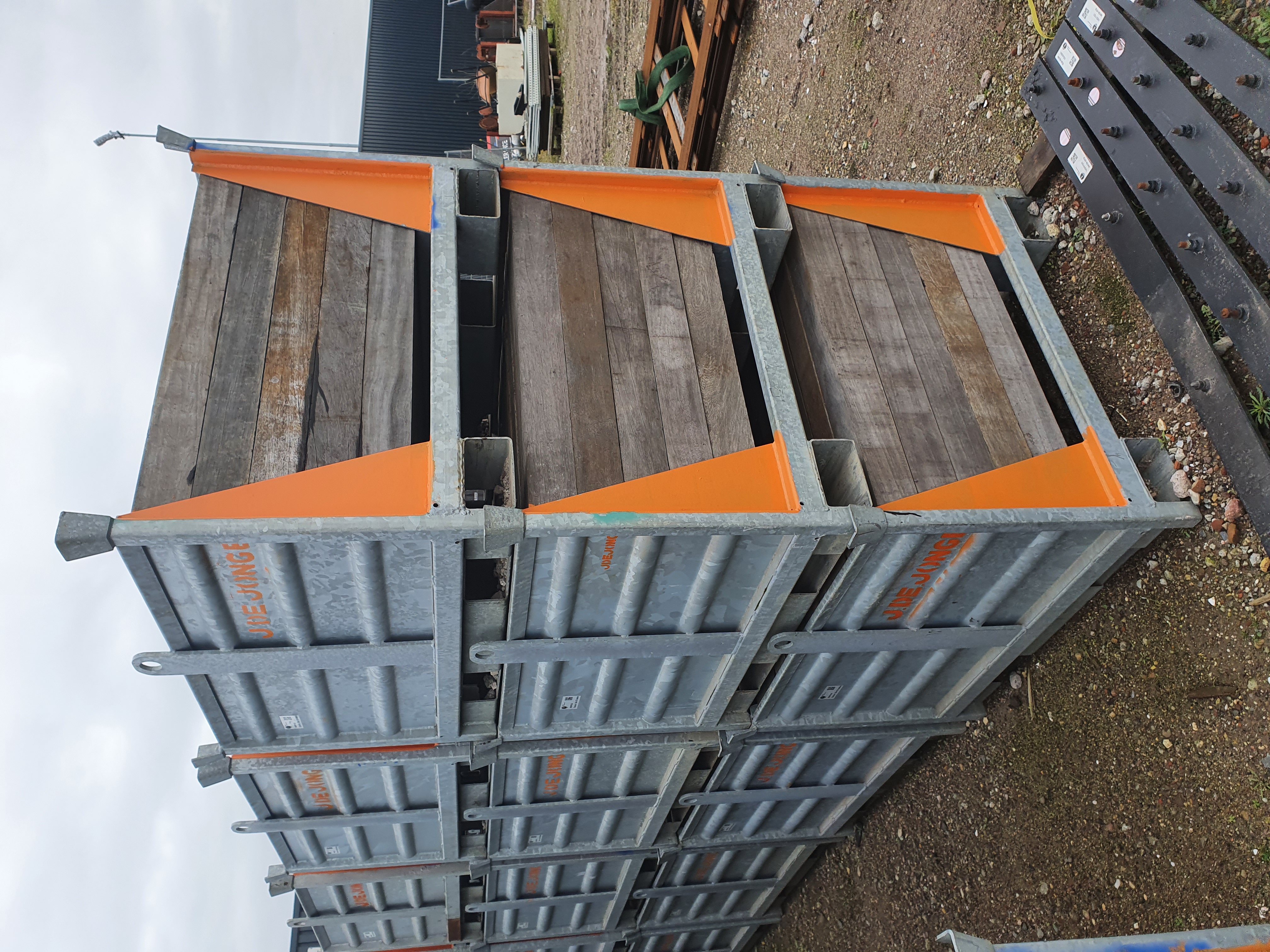 Opslagbak Incl. 50 Vijzelbalken 1000x100x100mm